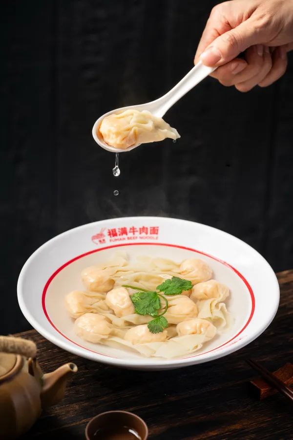 Wonton met garnalen